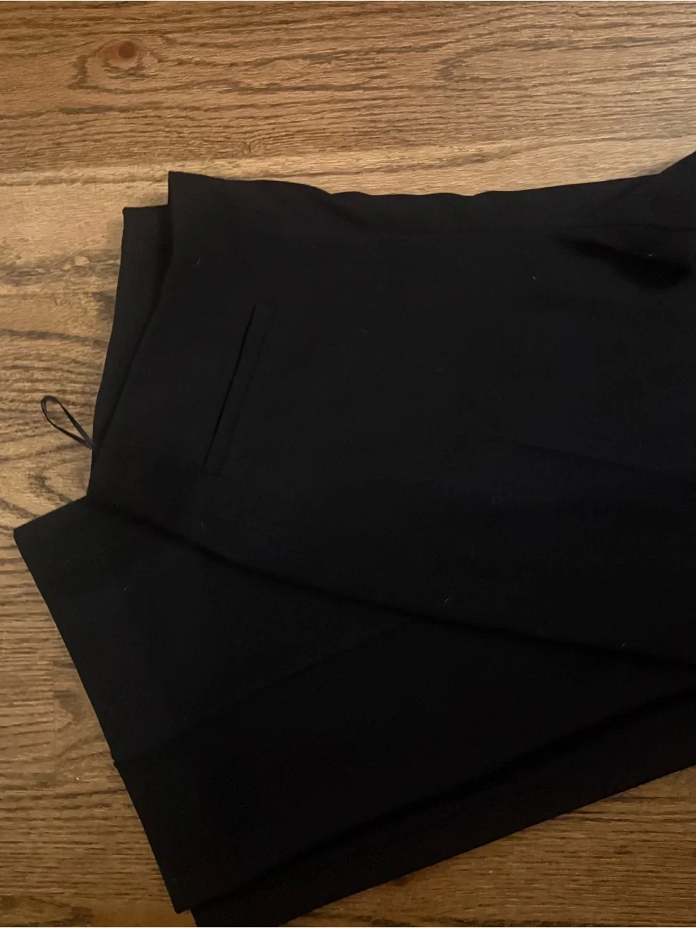 Zara Black Wide-Leg Trousers